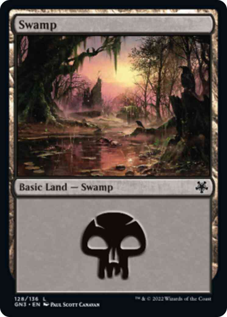 Swamp [128] [Game Night: Free-for-All] [Non-Foil]