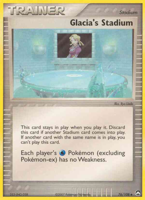 Glacia's Stadium - 76/108 - Uncommon [ex16-76] [Non-Holo]