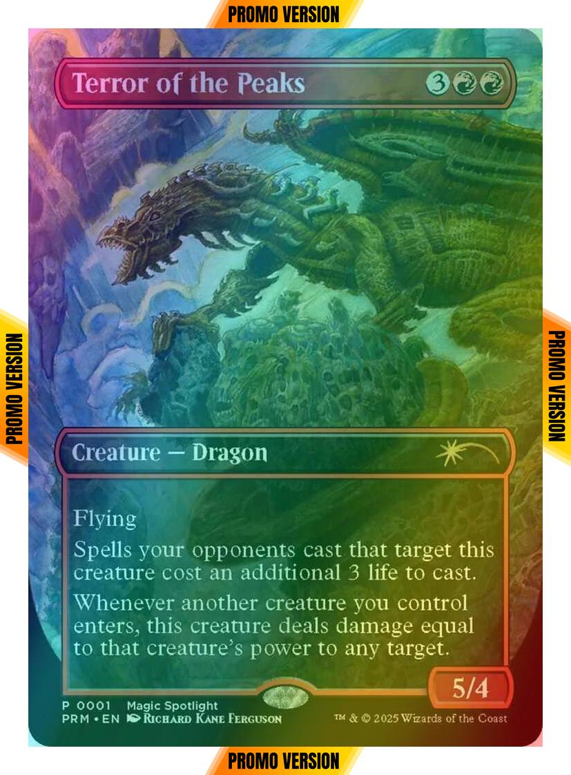 Terror of the Peaks [1] [Borderless] [Spotlight Series] [Foil]