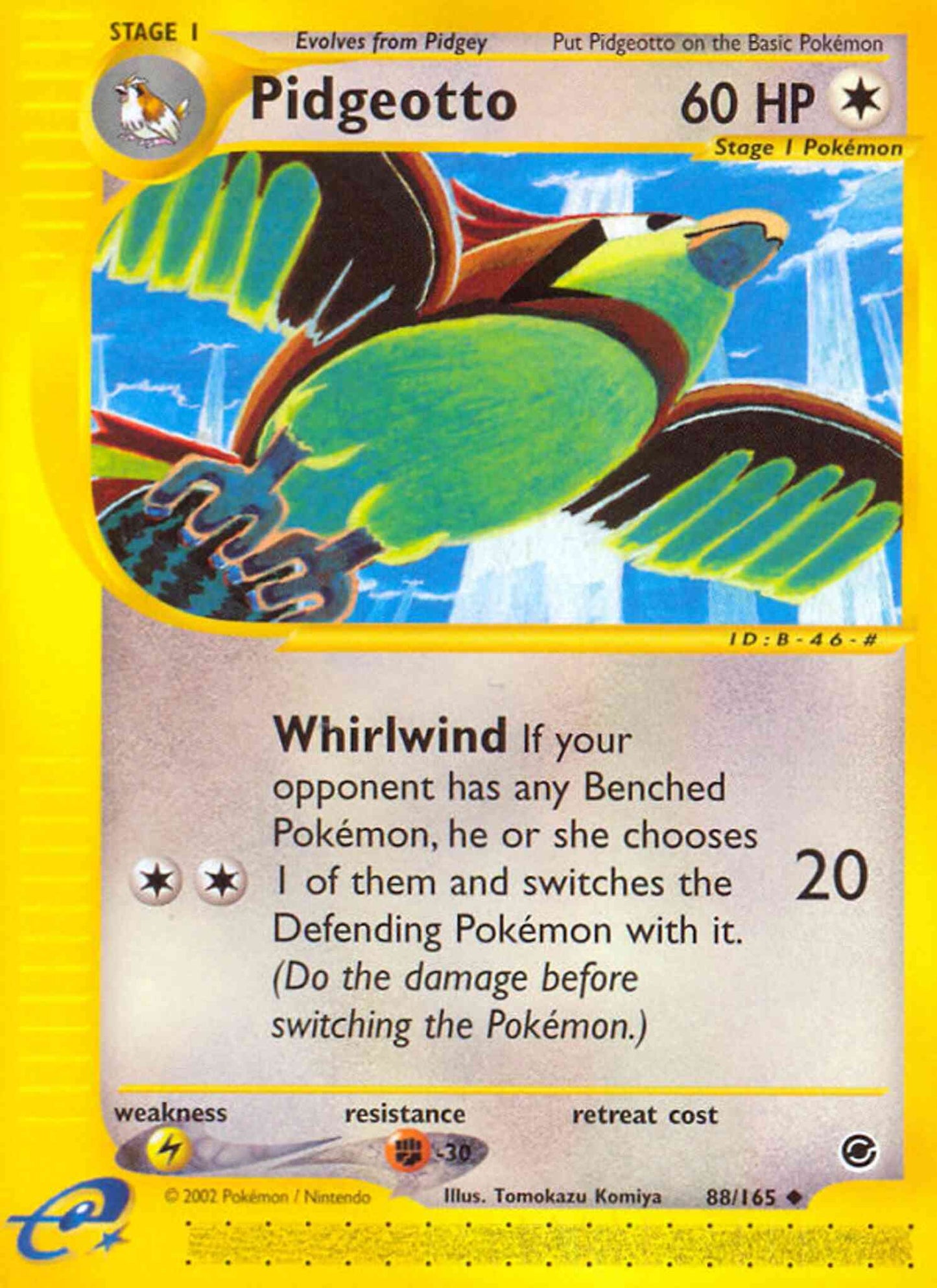 Pidgeotto - 88/165 - Uncommon [ecard1-88] [Reverse Holo]