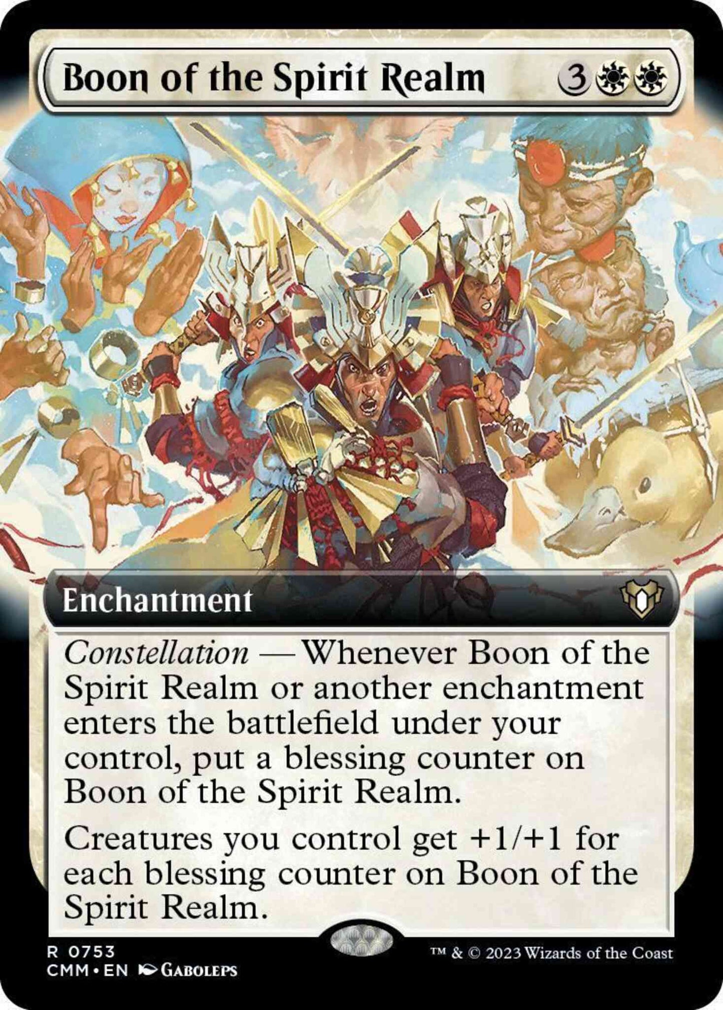 Boon of the Spirit Realm [753] [Extended Art] [Commander Masters] [Non-Foil]