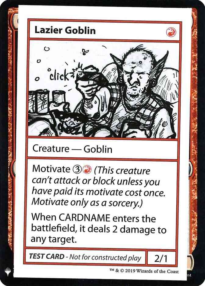 Lazier Goblin - Symbol [56] [Mystery Booster Playtest Cards 2019] [Non-Foil]