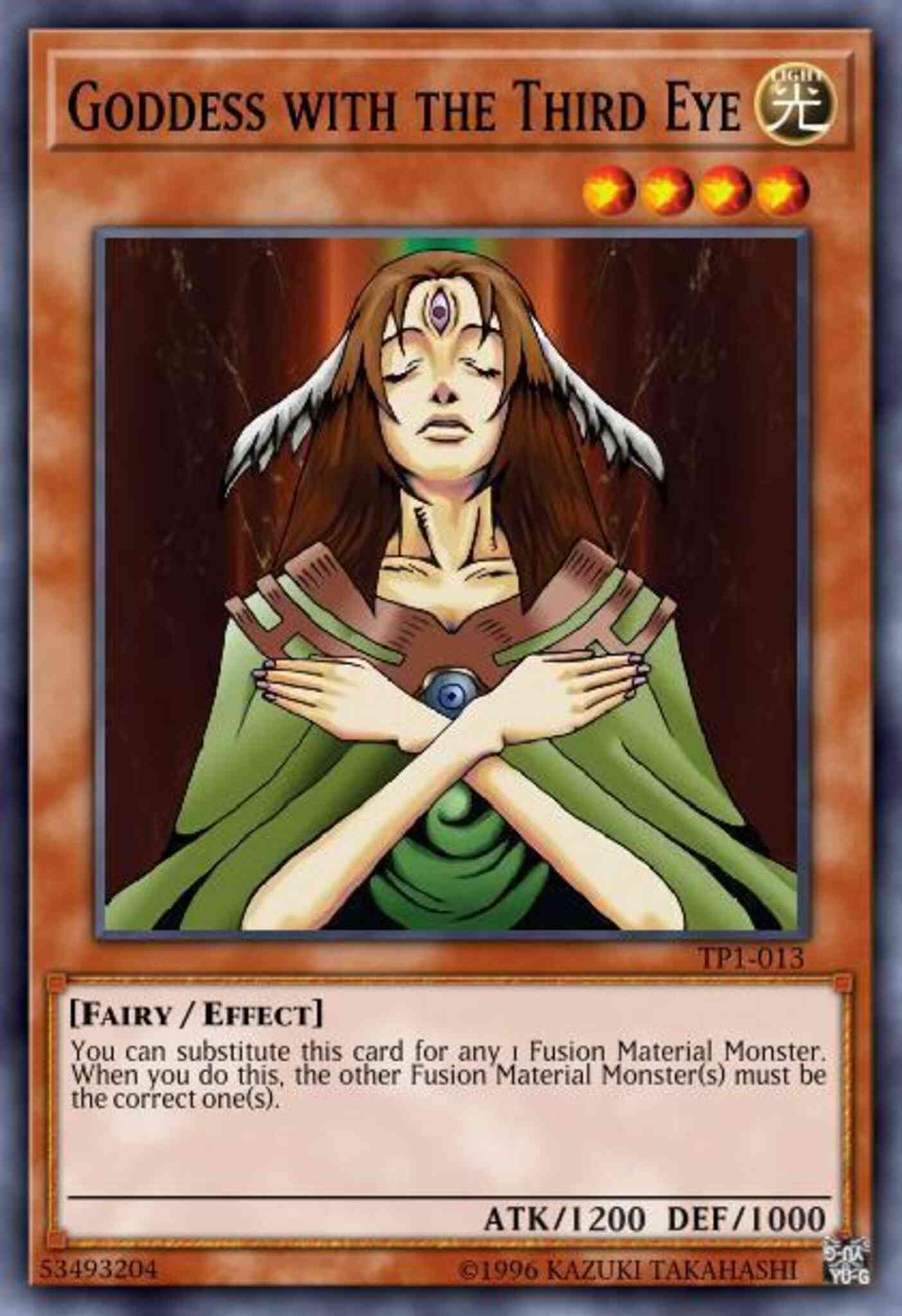 Goddess with the Third Eye - DB2-EN097 - Common - Unlimited
