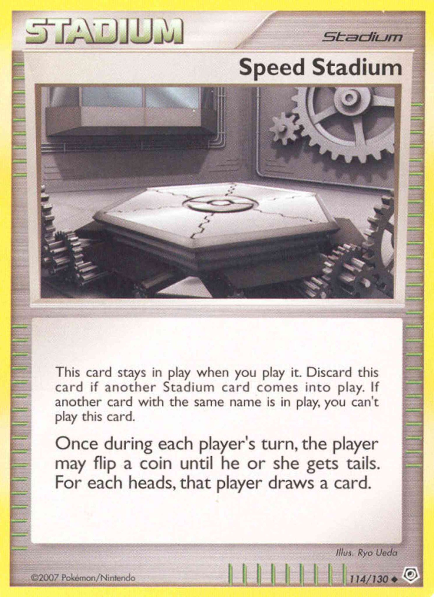 Speed Stadium - 114/130 - Uncommon [dp1-114] [Non-Holo]