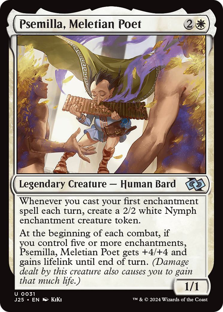 Psemilla, Meletian Poet [31] [Anime] [Foundations: Jumpstart] [Non-Foil]