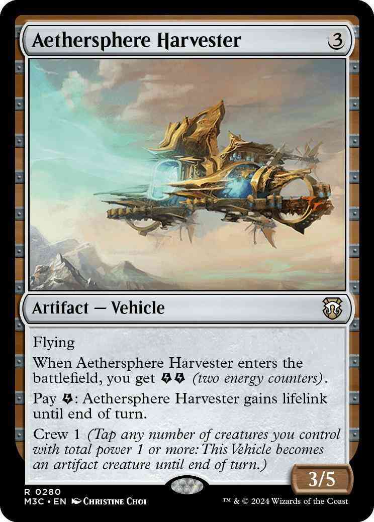 Aethersphere Harvester [280] [Modern Horizons 3: Commander] [Non-Foil]