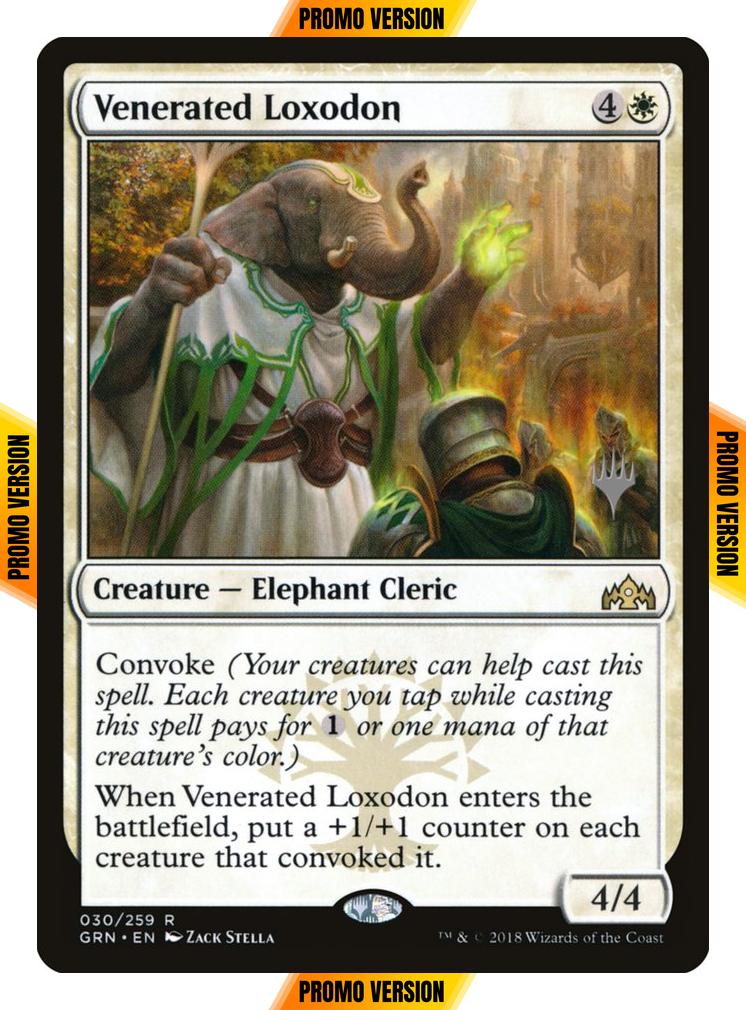 Venerated Loxodon [Promo Pack] [30p] [Guilds of Ravnica Promos] [Non-Foil]