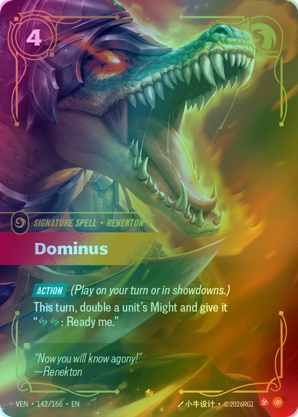 Dominus - 142/166 [Vendetta] [Foil]