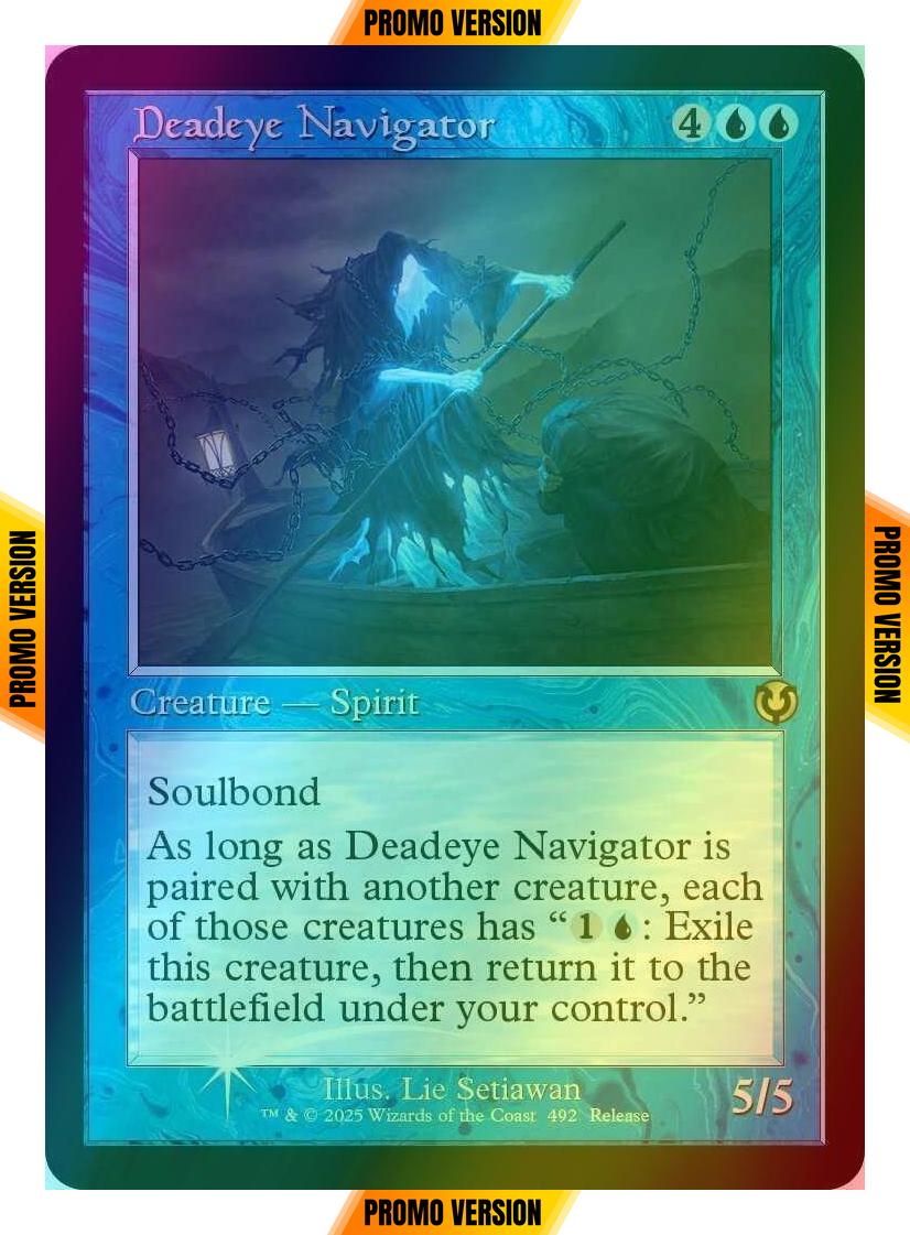 Deadeye Navigator [492] [Retro Frame] [Release Promo] [Innistrad Remastered] [Foil]