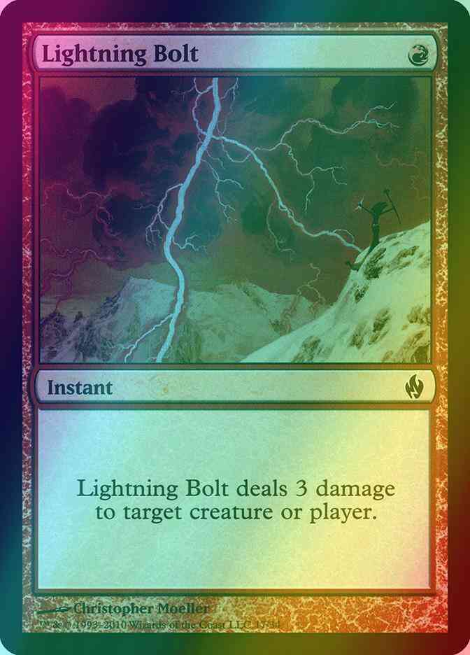 Lightning Bolt [17] [Premium Deck Series: Fire and Lightning] [Foil]