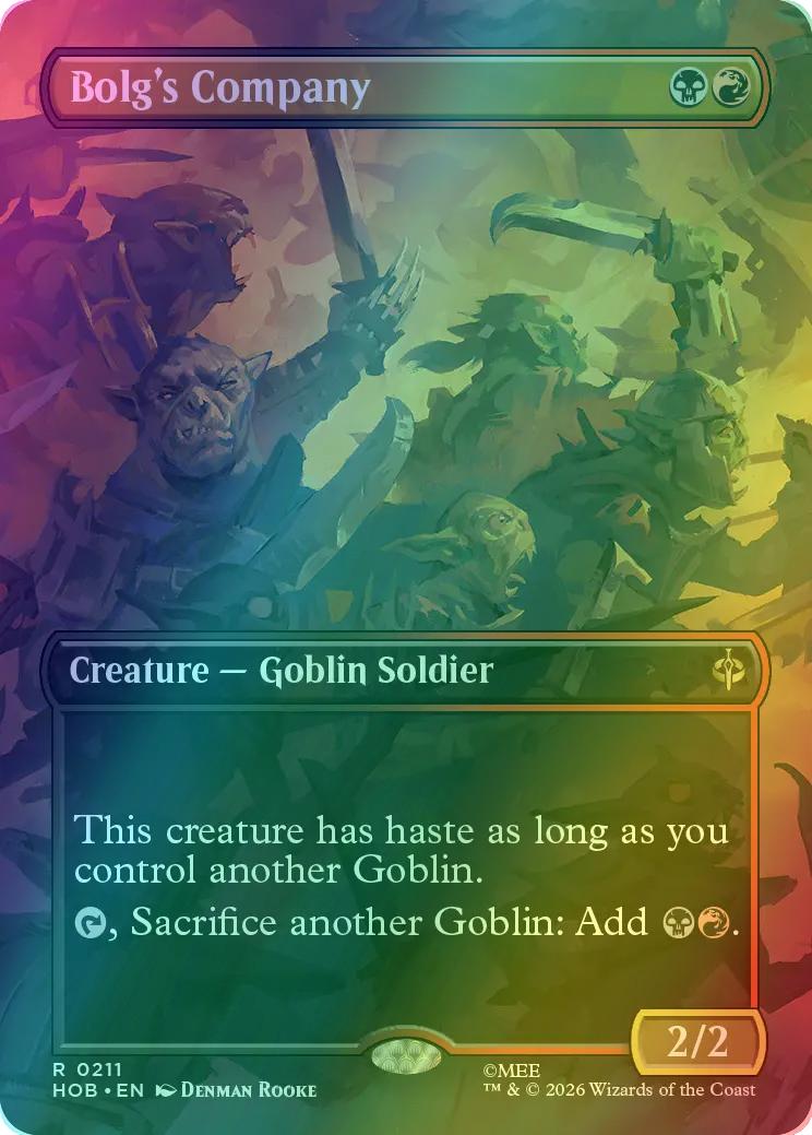 Bolg's Company [211] [Borderless] [Scene] [The Hobbit] [Foil]