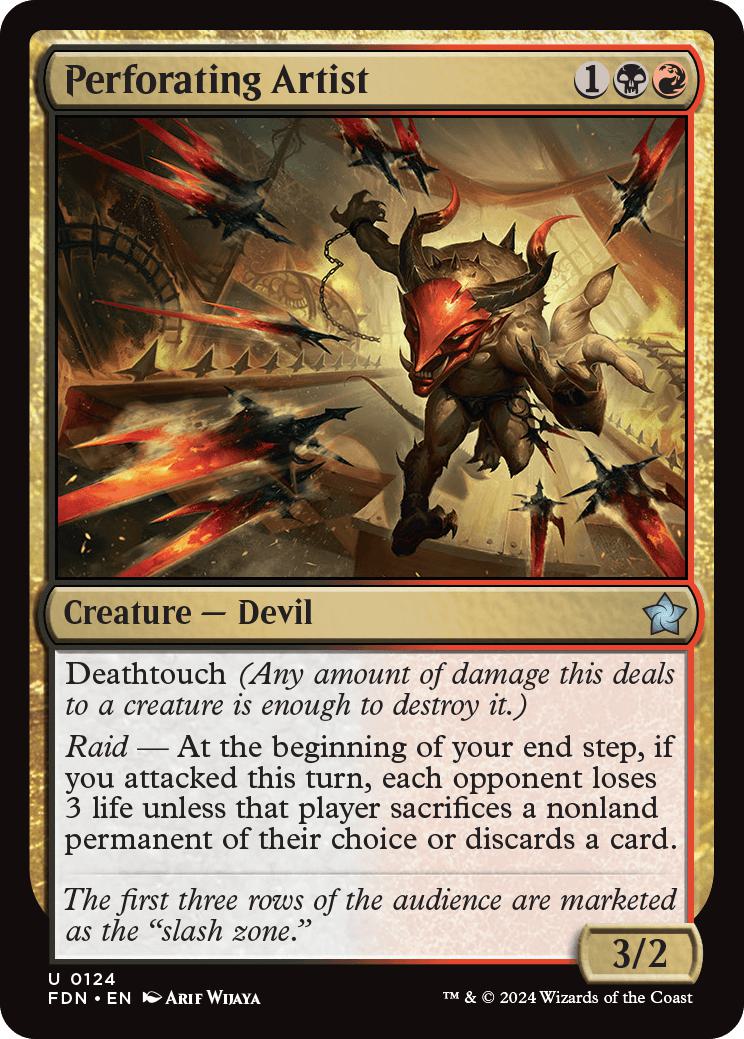 Perforating Artist [124] [Foundations] [Non-Foil]