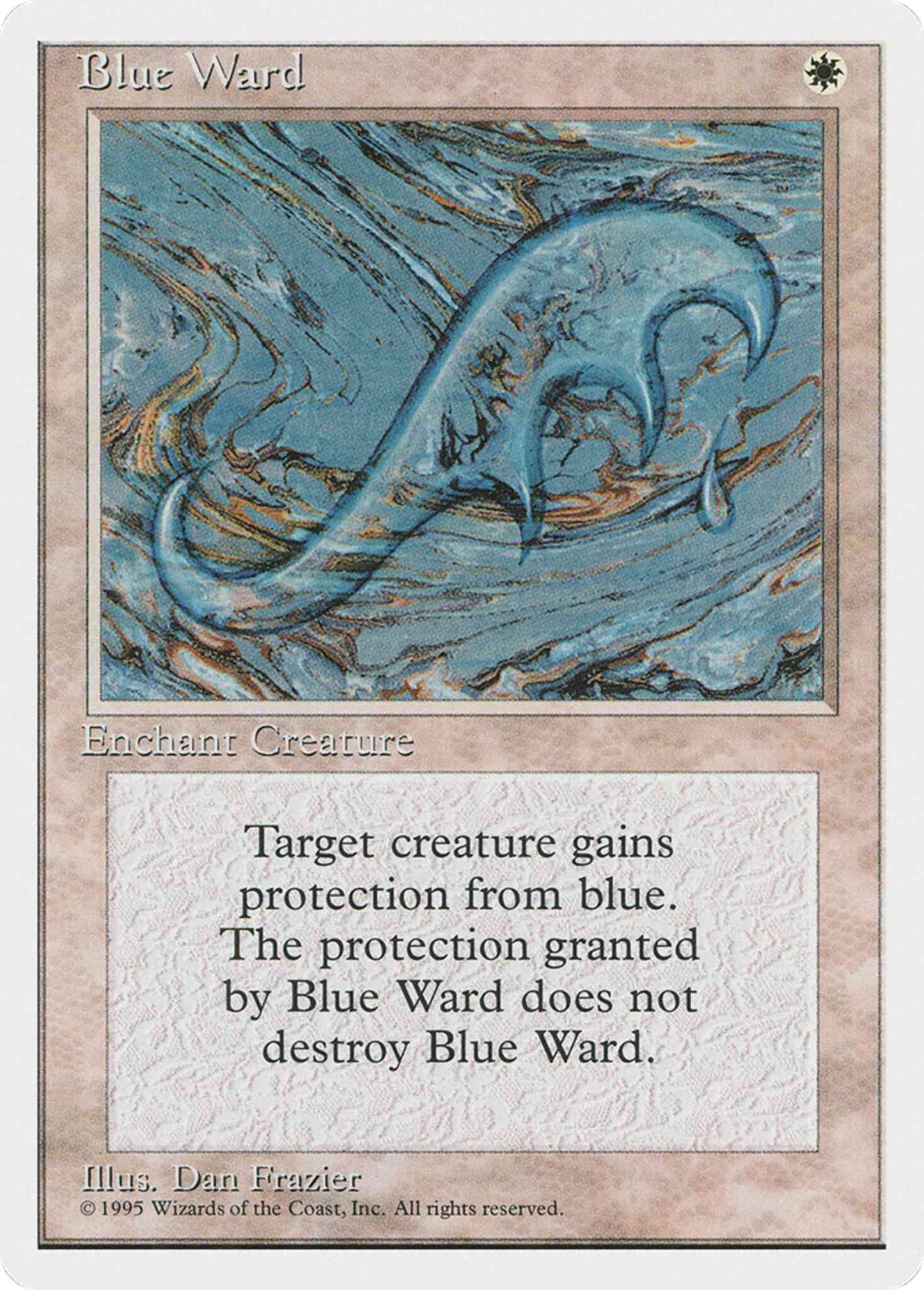 Blue Ward [10] [Fourth Edition] [Non-Foil]