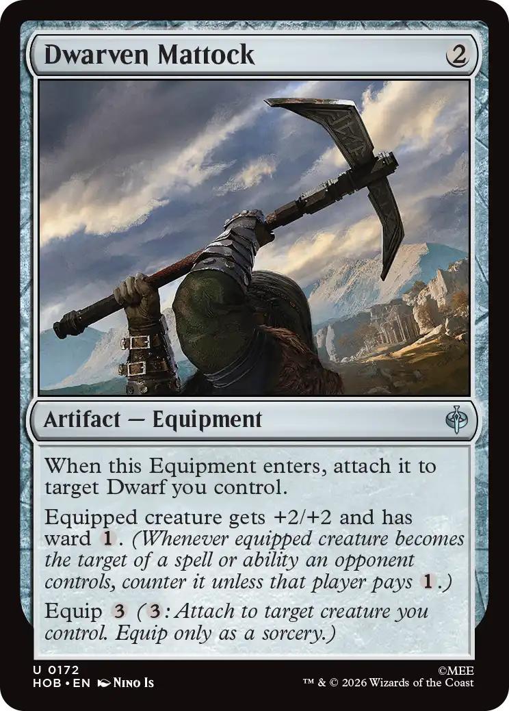 Dwarven Mattock [172] [The Hobbit] [Non-Foil]
