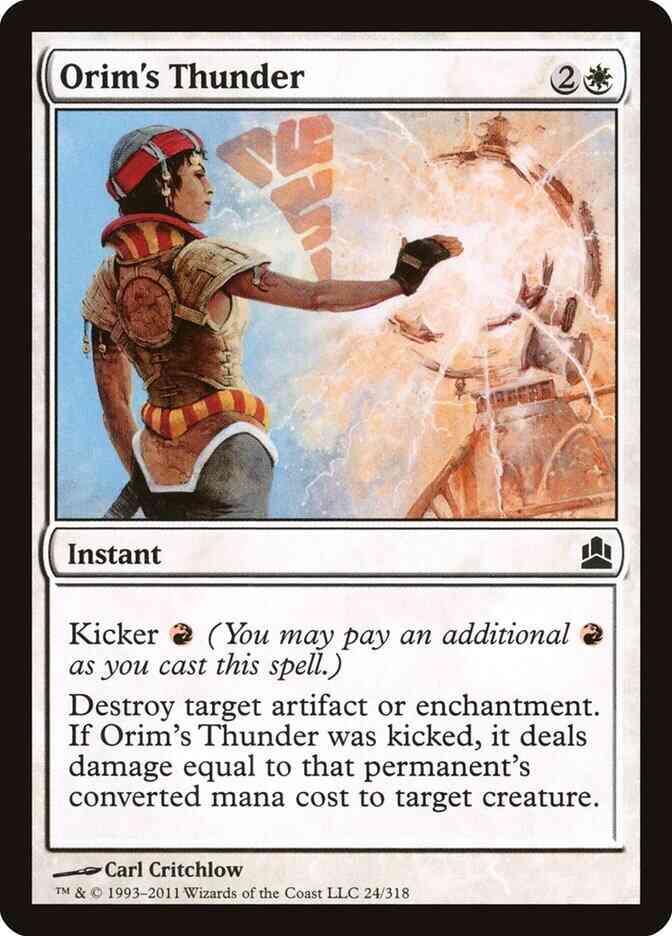 Orim's Thunder [24] [Commander 2011] [Non-Foil]