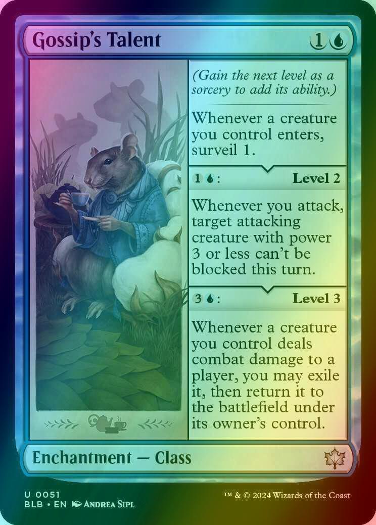 Gossip's Talent [51] [Bloomburrow] [Foil]