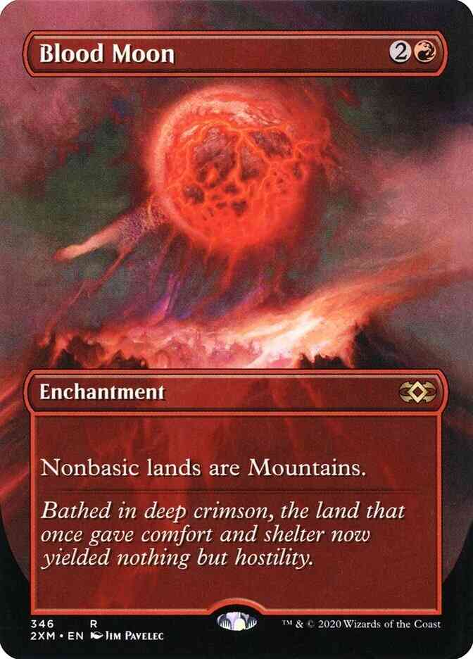 Blood Moon [346] [Borderless] [Double Masters] [Non-Foil]