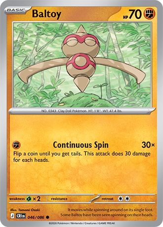 Baltoy - 046/086 - Common [me04-046] [Non-Holo]