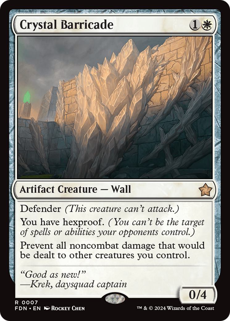 Crystal Barricade [7] [Foundations] [Non-Foil]