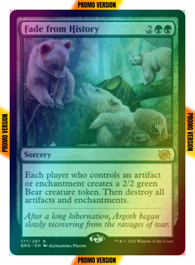 Fade from History [177p] [Promo Pack] [The Brothers' War: Promos] [Foil]