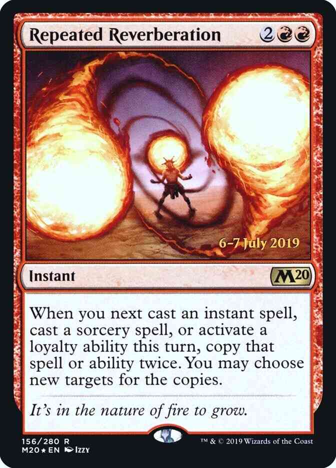 Repeated Reverberation [156s] [Core Set 2020 Promos] [Foil]