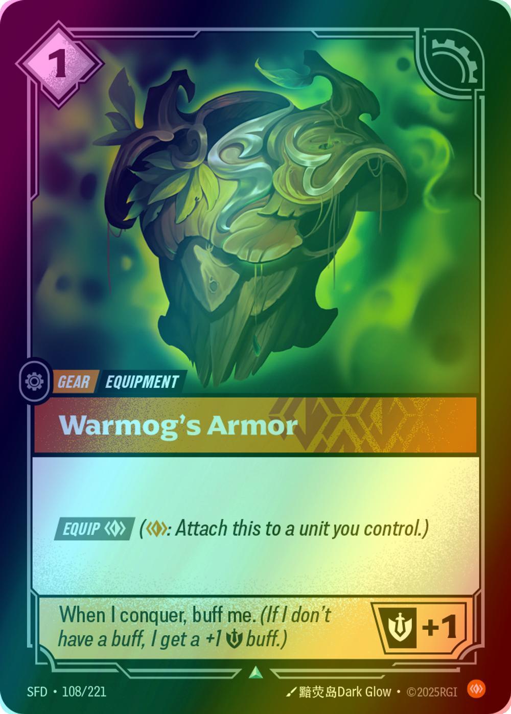 Warmog's Armor - 108/221 [Spiritforged] [Foil]