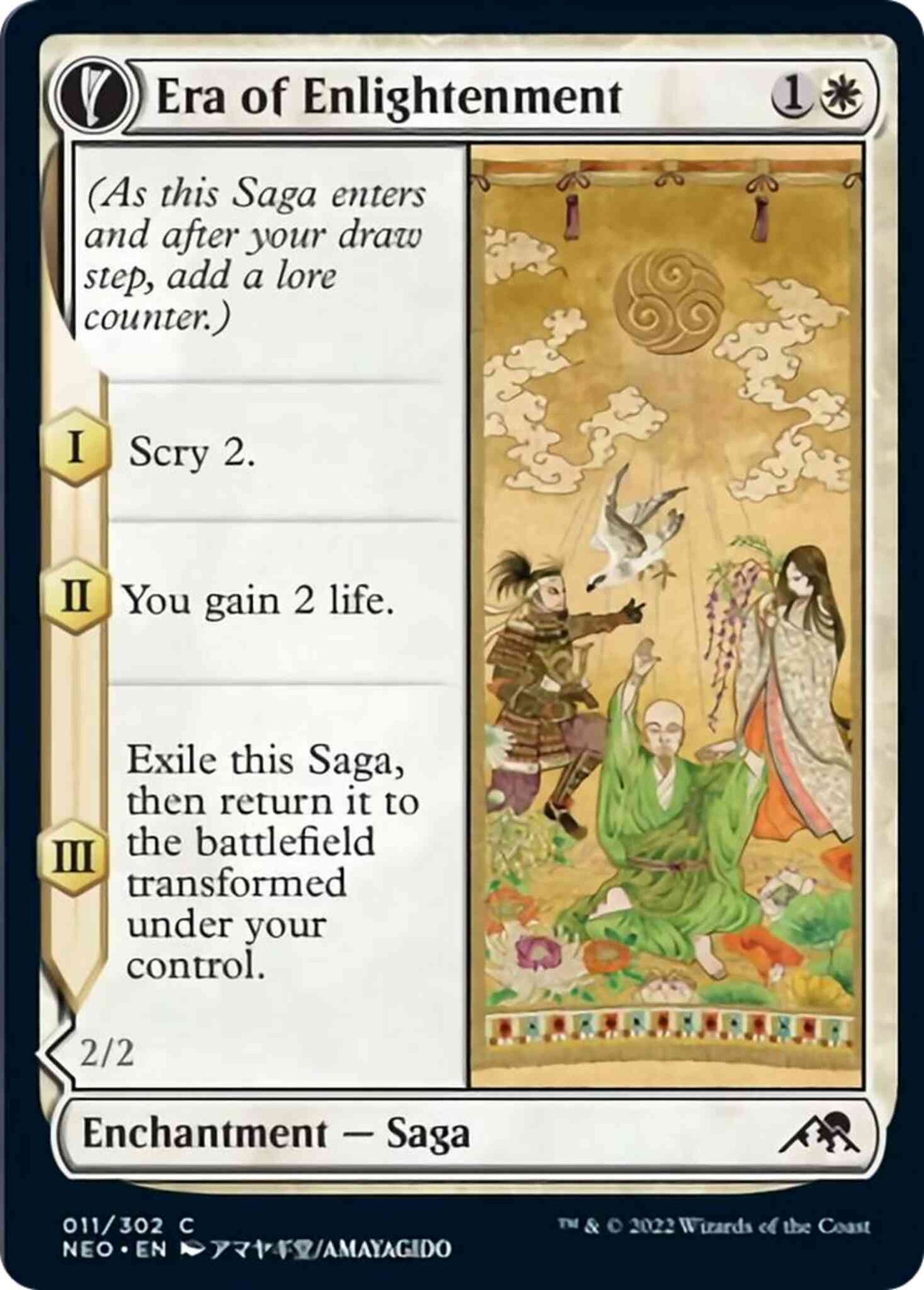 Era of Enlightenment // Hand of Enlightenment [11] [Kamigawa: Neon Dynasty] [Non-Foil]