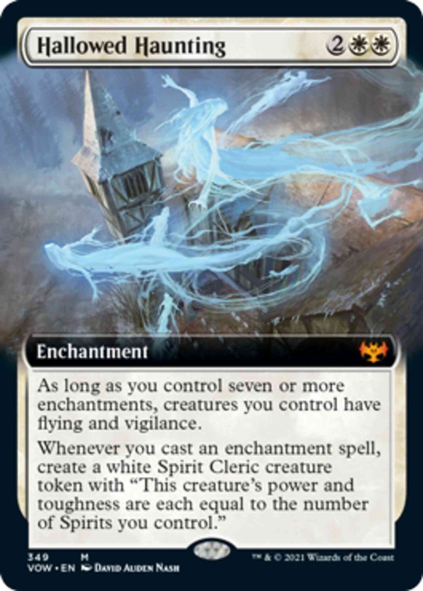 Hallowed Haunting [349] [Extended Art] [Innistrad: Crimson Vow] [Non-Foil]