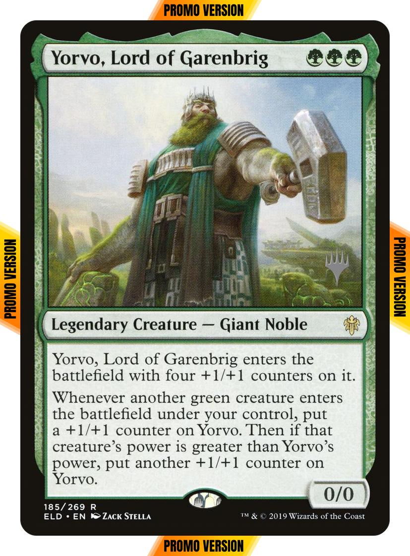 Yorvo, Lord of Garenbrig [185p] [Promo Pack] [Throne of Eldraine Promos] [Non-Foil]