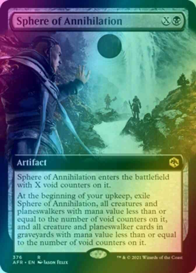 Sphere of Annihilation [376] [Extended Art] [Adventures In The Forgotten Realms] [Foil]