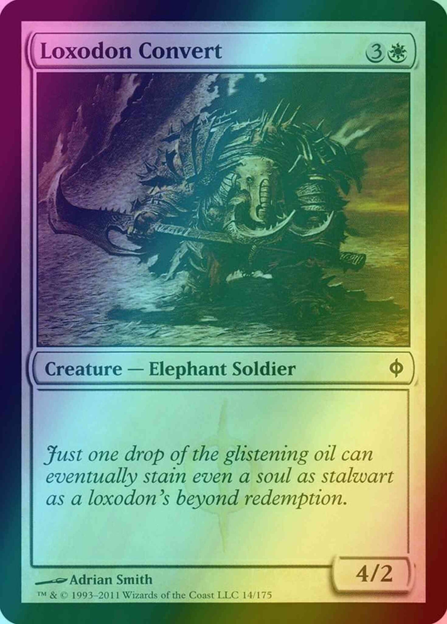 Loxodon Convert [14] [New Phyrexia] [Foil]