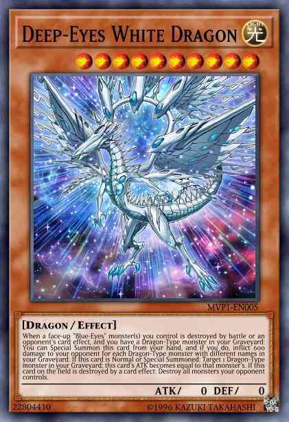 Deep-Eyes White Dragon - MVP1-ENS05 - Secret Rare - 1st Edition