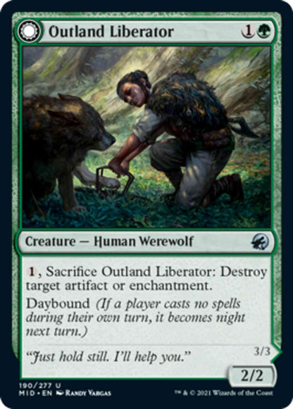 Outland Liberator // Frenzied Trapbreaker [190] [Innistrad: Midnight Hunt] [Non-Foil]