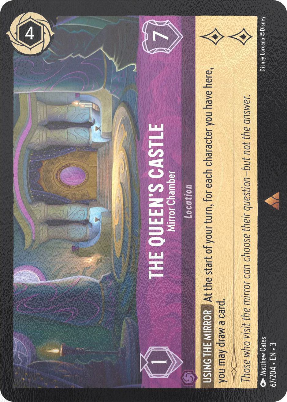 The Queen's Castle - Mirror Chamber - 67/204 [Into the Inklands] [Cold Foil]