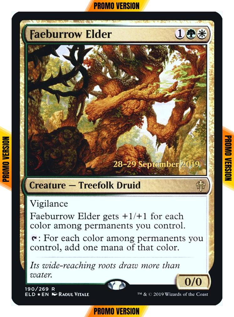 Faeburrow Elder [190s] [Throne of Eldraine Promos] [Foil]