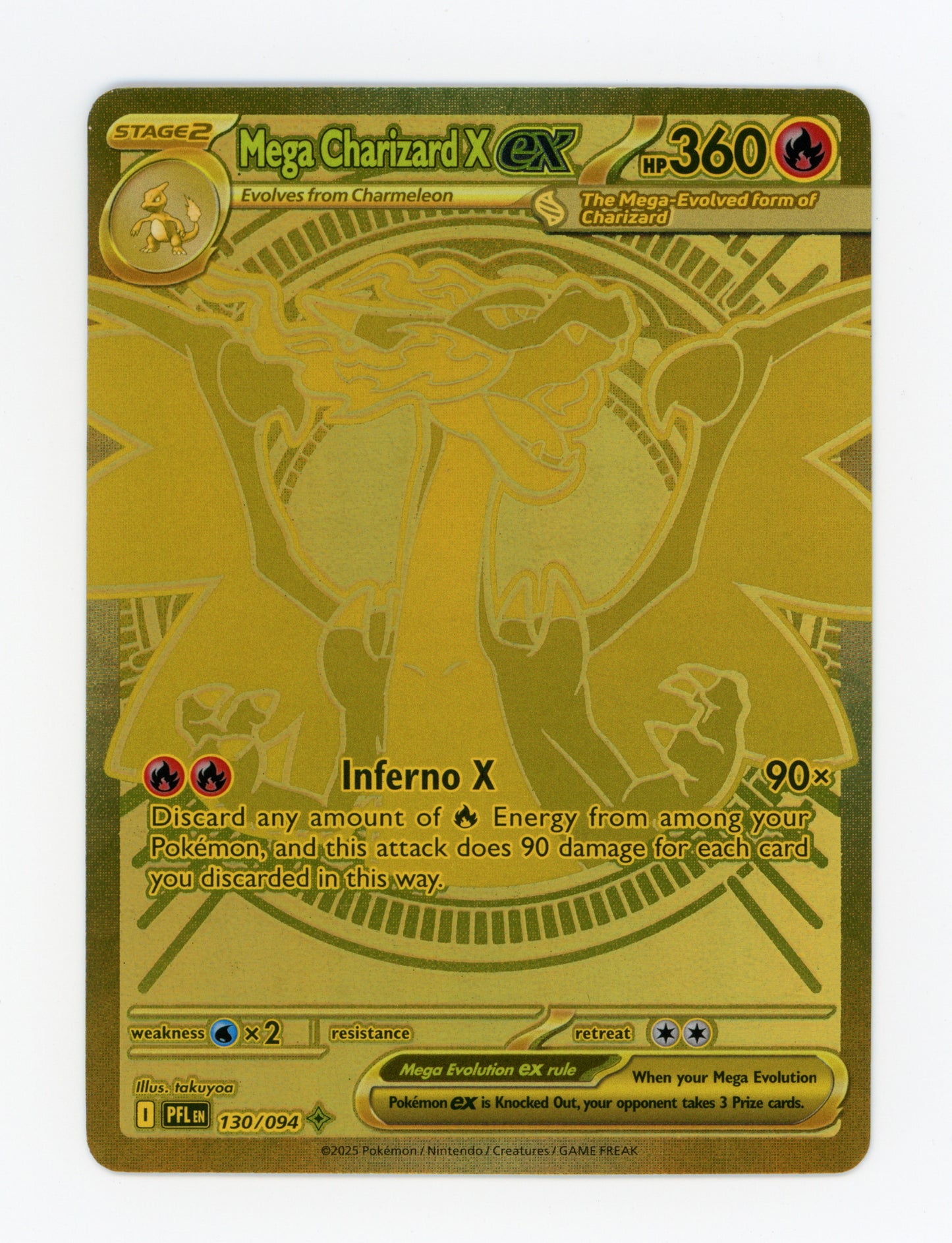 Mega Charizard X ex — Mega Hyper Rare — ID 19421