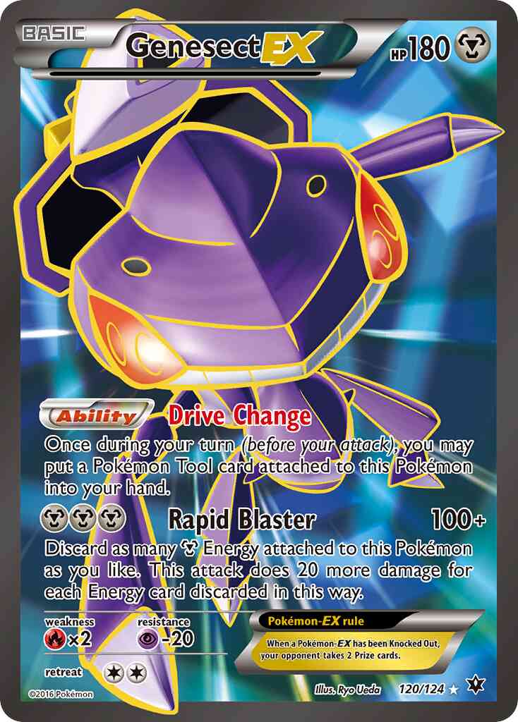 Genesect-EX - 120/124 - Rare Ultra [xy10-120] [Ultra]