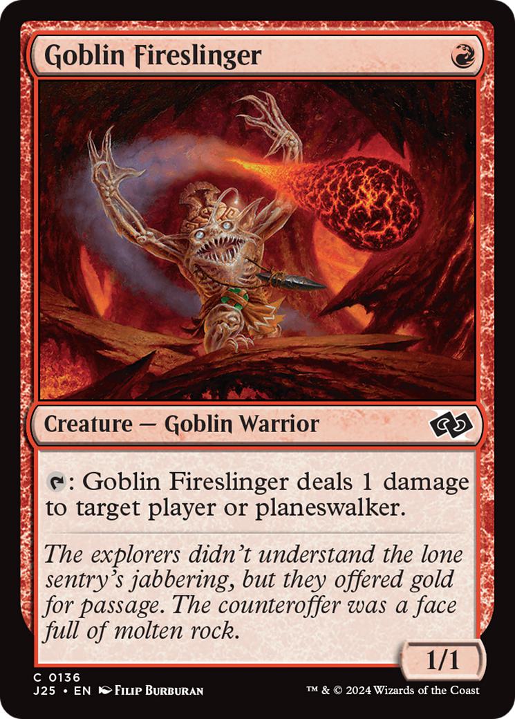 Goblin Fireslinger [136] [Foundations: Jumpstart] [Non-Foil]