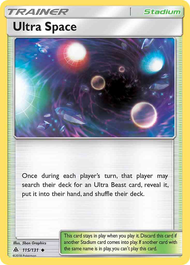 Ultra Space - 115/131 - Uncommon [sm6-115] [Non-Holo]