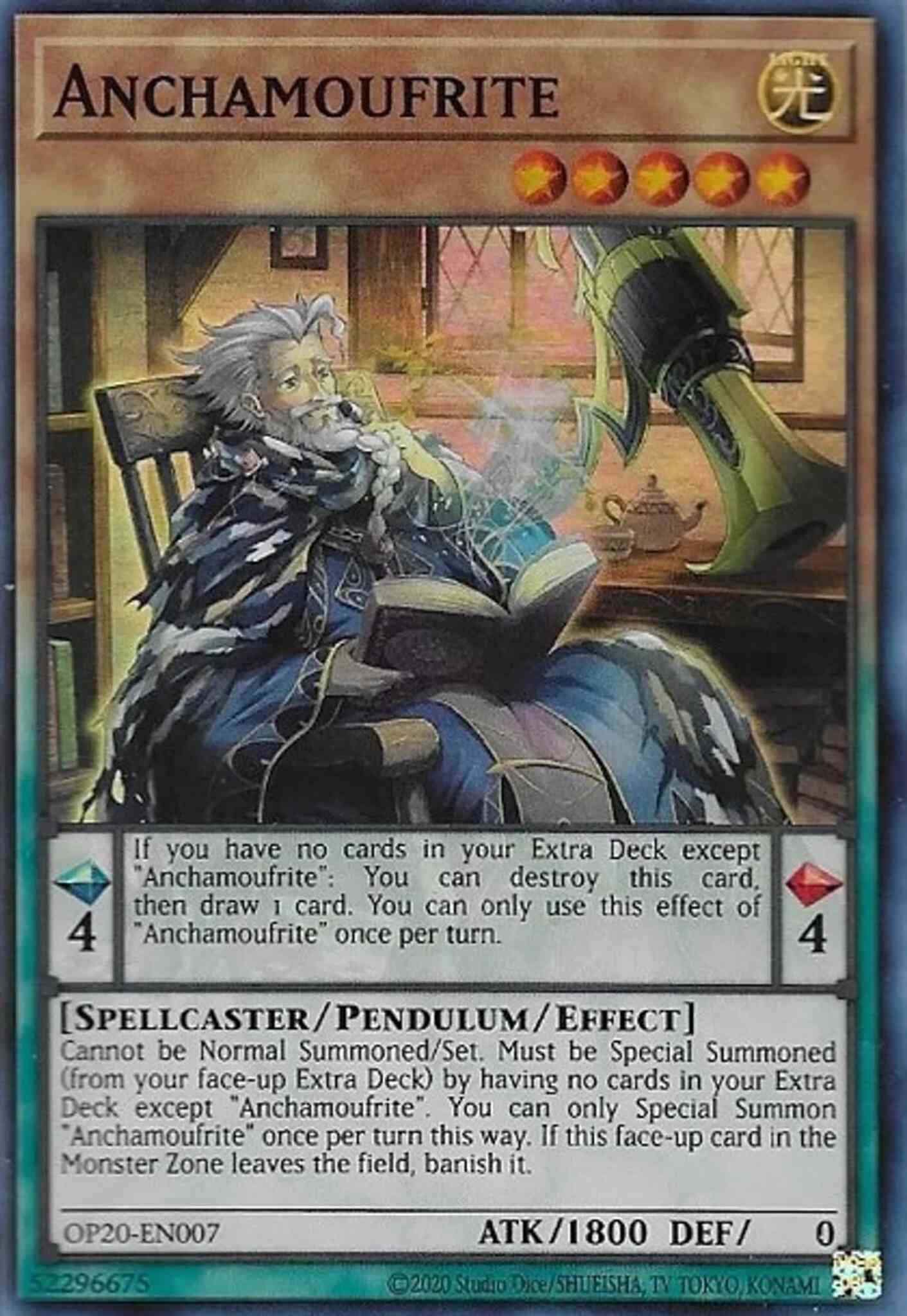 Anchamoufrite - OP20-EN007 - Super Rare - Unlimited