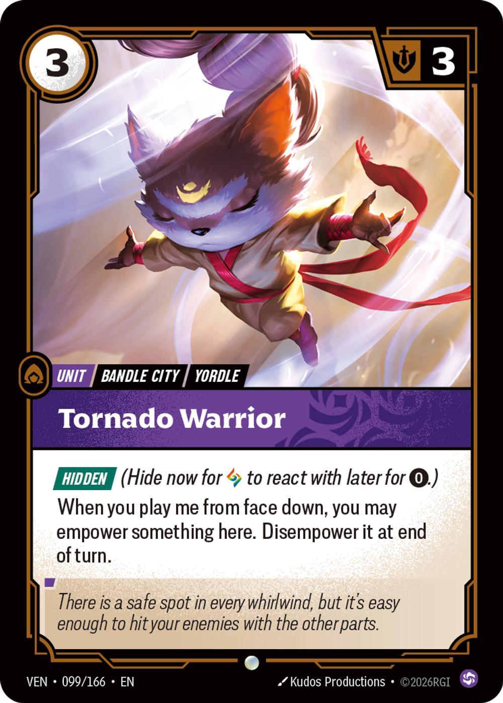 Tornado Warrior - 099/166 [Vendetta] [Non-Foil]