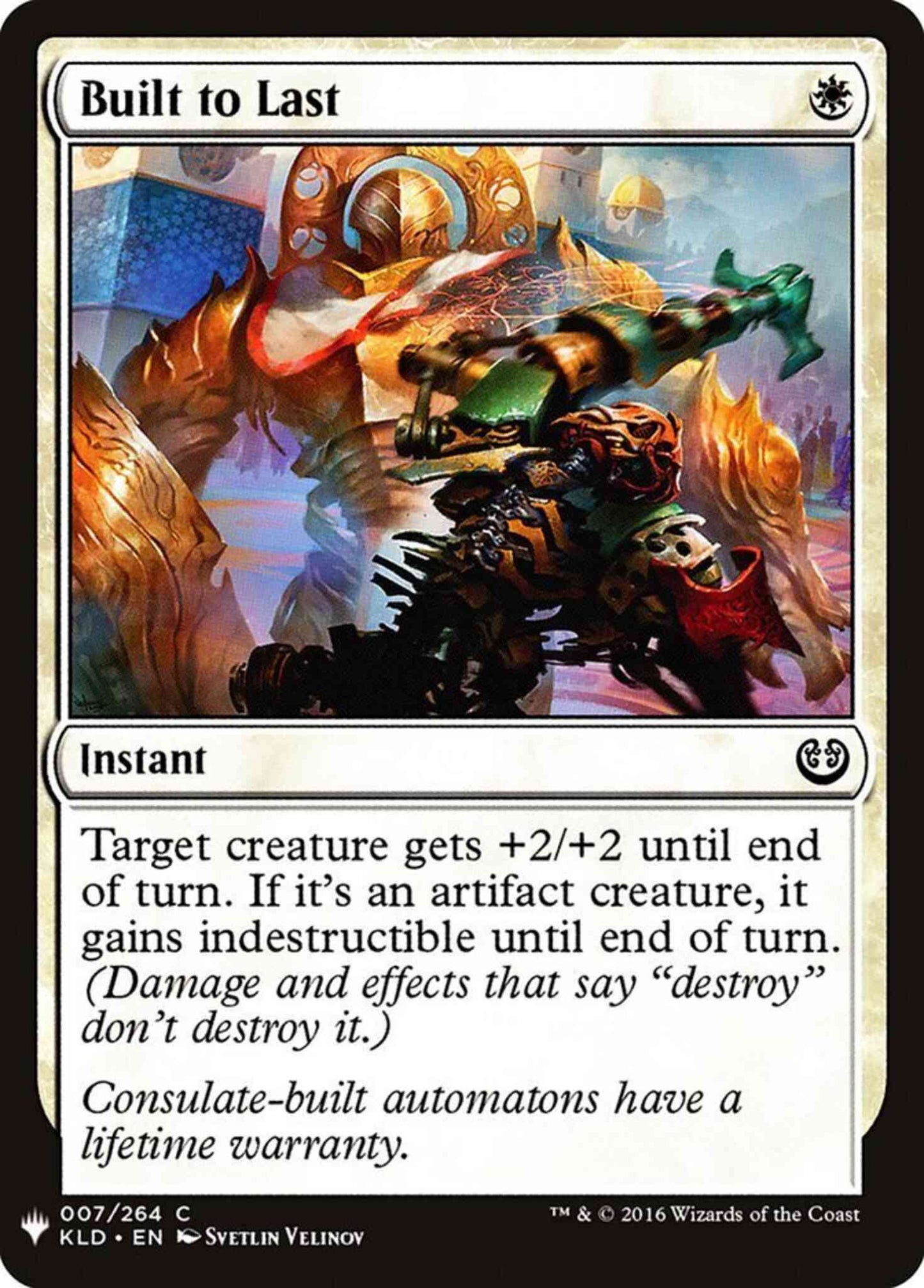 Built to Last [KLD-7] [The List] [Non-Foil]