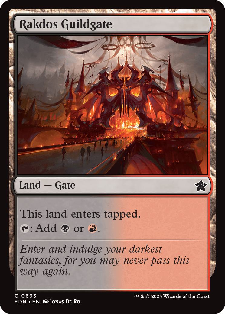 Rakdos Guildgate [693] [Foundations] [Non-Foil]
