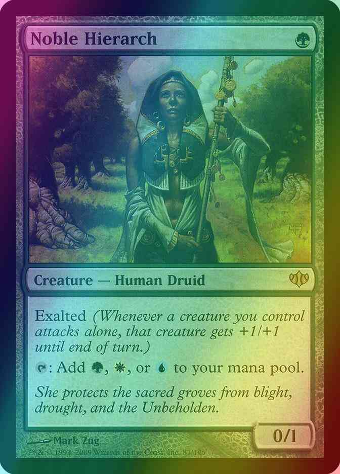 Noble Hierarch [87] [Conflux] [Foil]