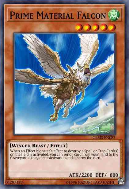 Prime Material Falcon - CRMS-EN082 - Secret Rare - Unlimited