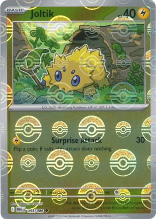 Joltik - Poké Ball Pattern - 033/086 - Common [sv105w-033] [Reverse Holo]