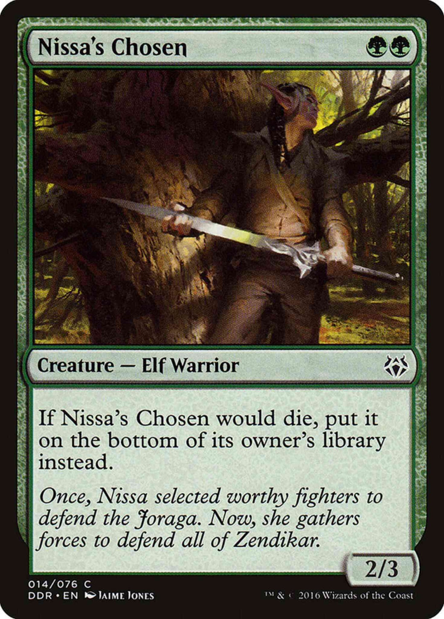 Nissa's Chosen [14] [Duel Decks Nissa vs Ob Nixilis] [Non-Foil]