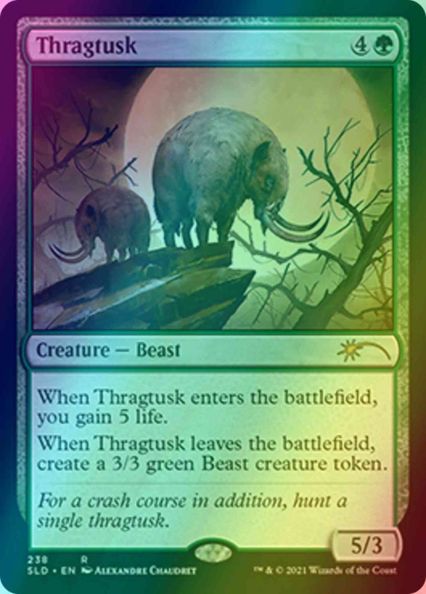 Thragtusk [0238] [Math is for Blockers] [Secret Lair Drop] [Foil]