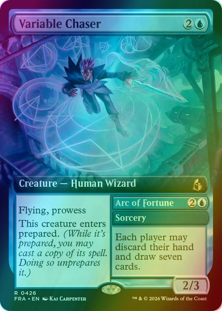 Variable Chaser // Act of Fortune [426] [Extended Art] [Reality Fracture] [Foil]