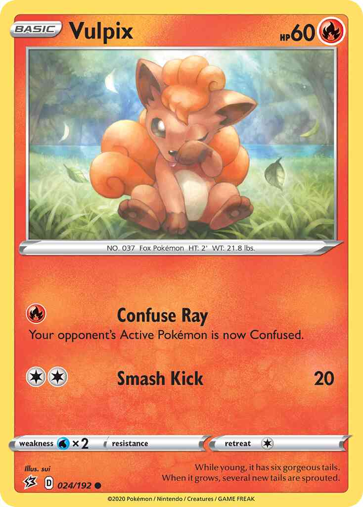 Vulpix - 024/192 - Common [swsh2-024] [Reverse Holo]